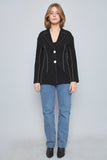 Blazer casual  negro zara talla S 070