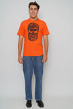 Polera Naranjo harley davidson Talla M Image 3