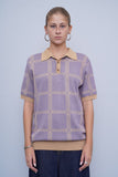 Polera lila Gucci Talla S