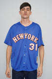 Polera Azul Mitchell & Ness Talla Xl