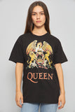 Polera casual  negro queen talla S 974