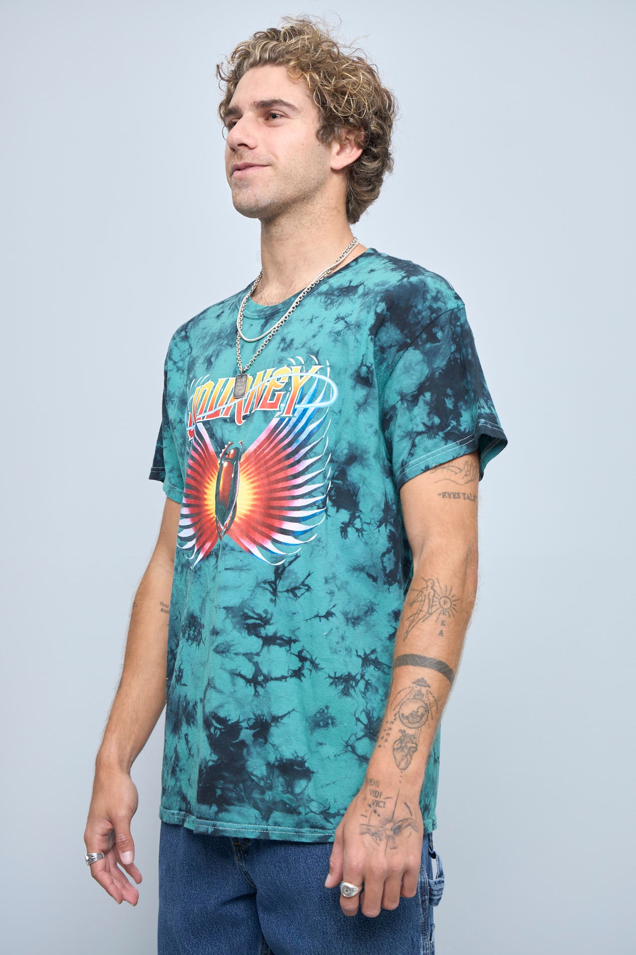 Arrivals Polera Polera Tie Dye Pull Bear Camiseta Hombreras Tie
