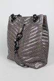 Cartera/Mochila gris serpiente Rebecca Minkoff Talla TU Image 1