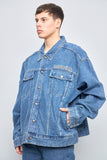 Chaqueta denim  azul harley davids talla Xxxl 953