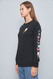 Polera casual  negro ripndip talla S 167