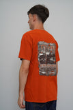 Polera Naranjo harley davidson Talla L Image 2