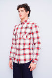 Camisa escocesa roja/beige harley davidson Talla S Image 1