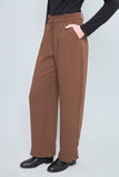 Pantalon casual  café abercrombie&fit talla S 972