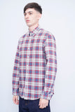 Camisa escocesa azul/rojo Polo Talla M Image 1