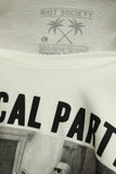 Polera Blanco Riot Society  Talla L Image 3