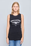 Polera Negro harley davidson Talla L