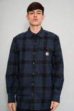 Camisa escocesa azul Carhartt Talla L Image 0