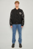 Bomber casual  negro steve&barrys  talla Xl 437