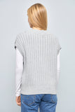 Sweater casual  gris gap talla S 455