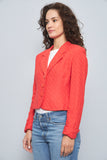 Blazer casual  rojo christian dior talla S 668