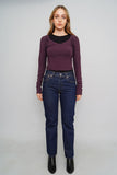 Polera Morado Athleta Talla S Image 3