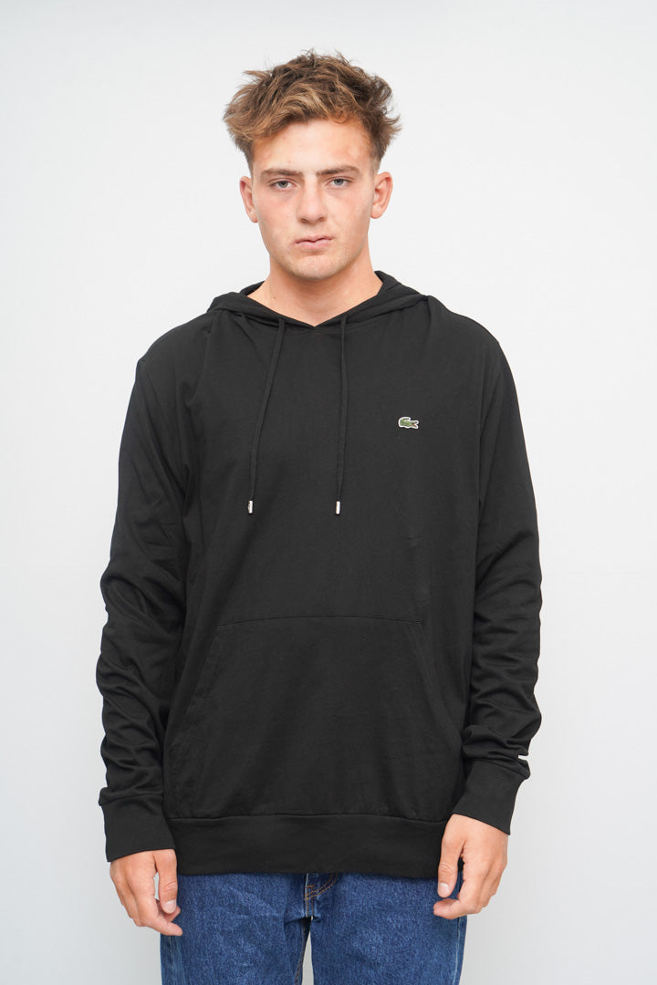 Polerón Negro Lacoste Talla Xxl – Nostalgic