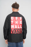 Cortaviento Negro Vans Talla M Image 2