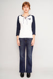 Polera bicolor 5th and ocean Talla L Image 3