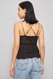 Top casual  negro fp one talla S 274