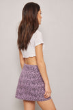 Falda casual  lila style rack talla XS
