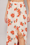 Falda casual  multicolor abercrombie & fitch talla S