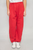 Pantalon casual reciclado rojo lovemade talla L