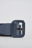 Cinturon vintage  azul calvin klein talla M 599