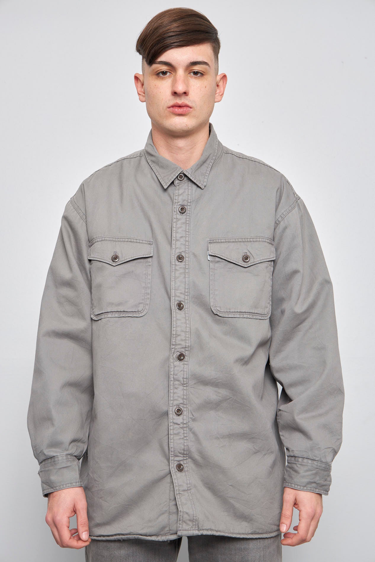 Camisa best sale levis gris