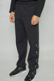 Pantalon casual reciclado negro jerzees talla M