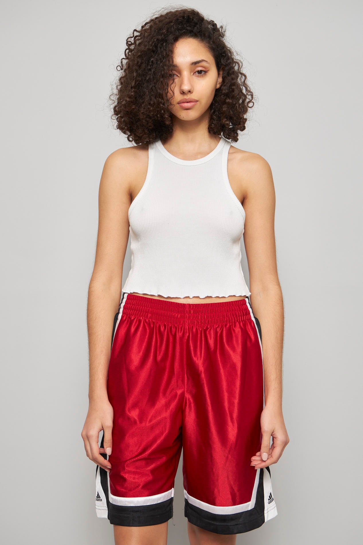 Shorts casual  rojo  adidas talla S 621