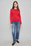 Polera casual  rojo guess jeans talla M 100