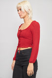 Blusa casual  rojo reformation talla XS