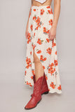 Falda casual  multicolor abercrombie & fitch talla S