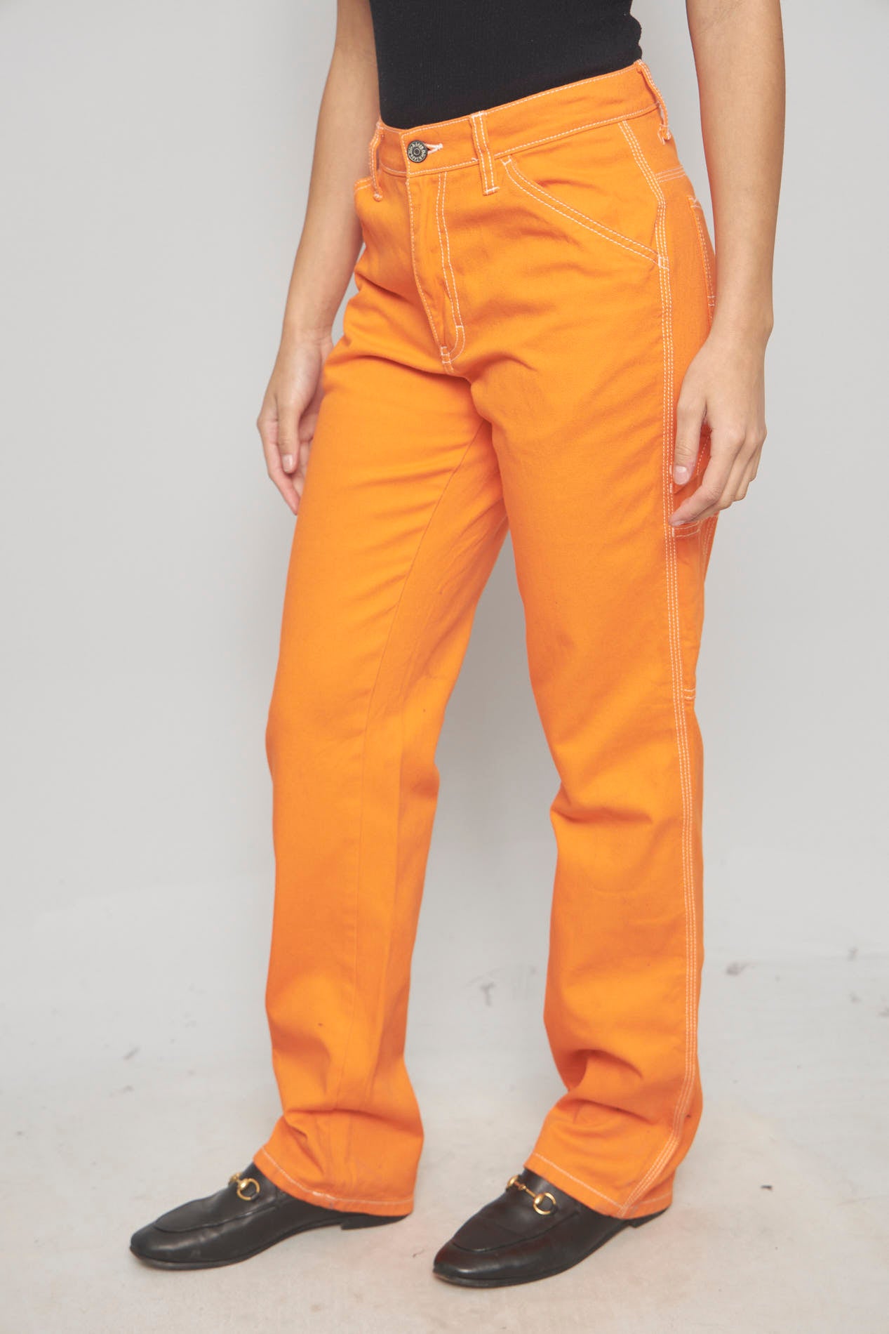 Pantalon casual  naranjo dickies talla S 172