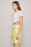 Falda casual  verde limón babaton talla 36