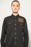 Camisa casual  negro harley davidson talla M 347