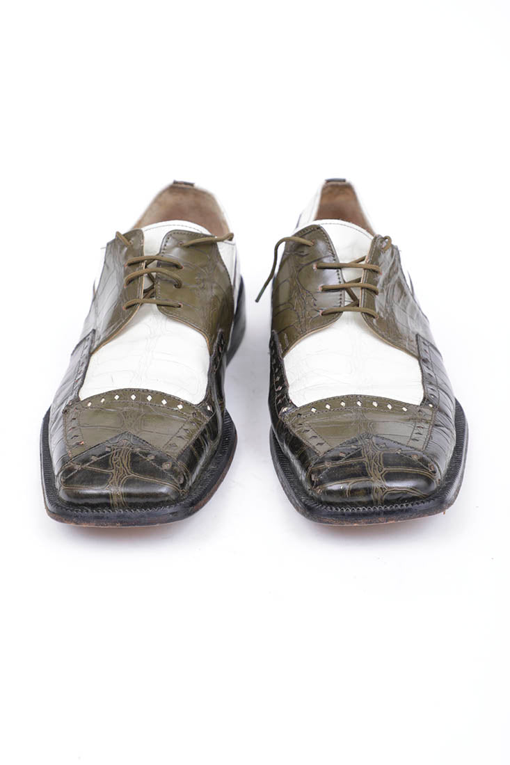 Zapato vintage reciclado multicolor fortune talla 45