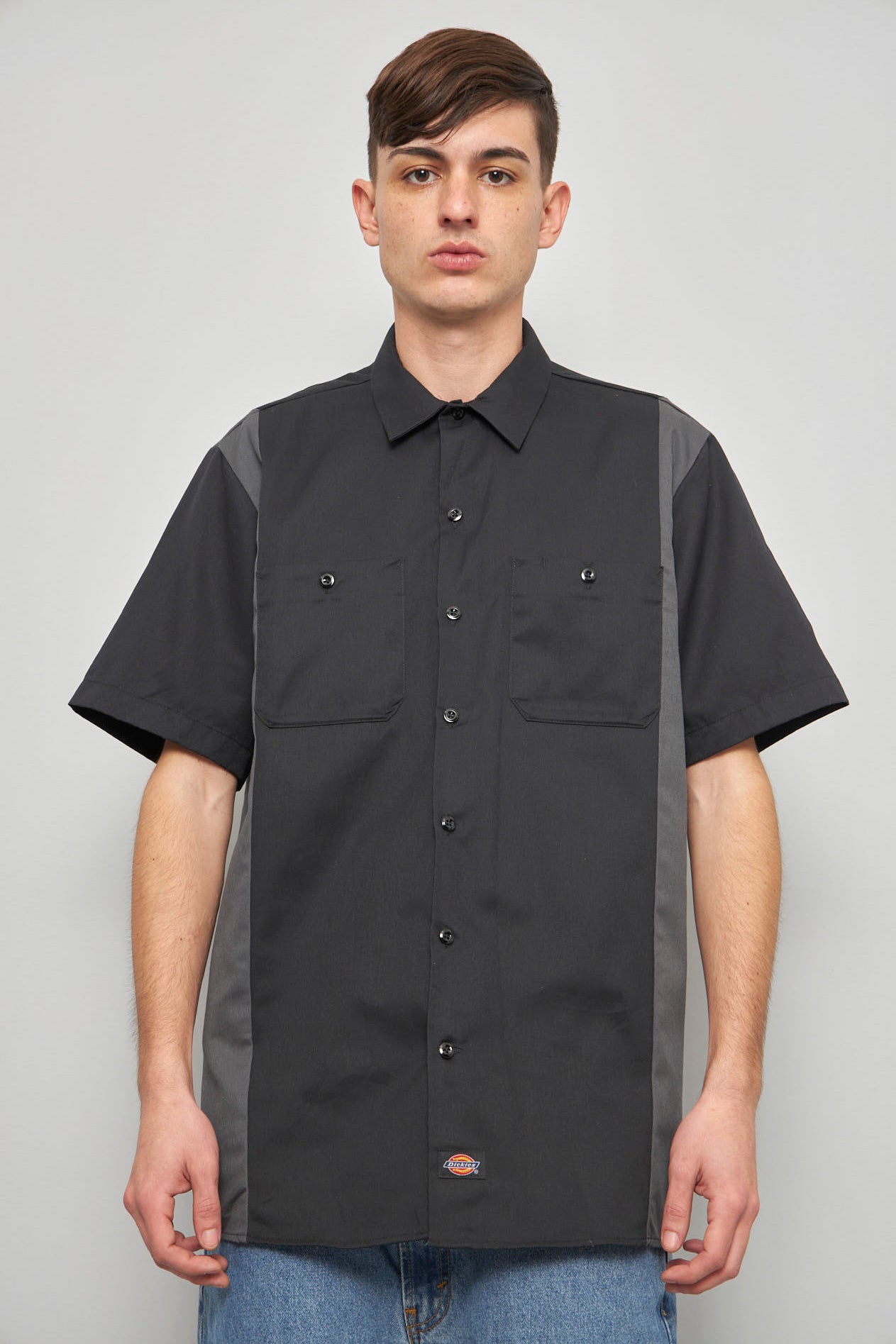 Camisa casual  negro dickies talla L 384