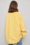Blusa casual  amarillo polo talla Xl 507