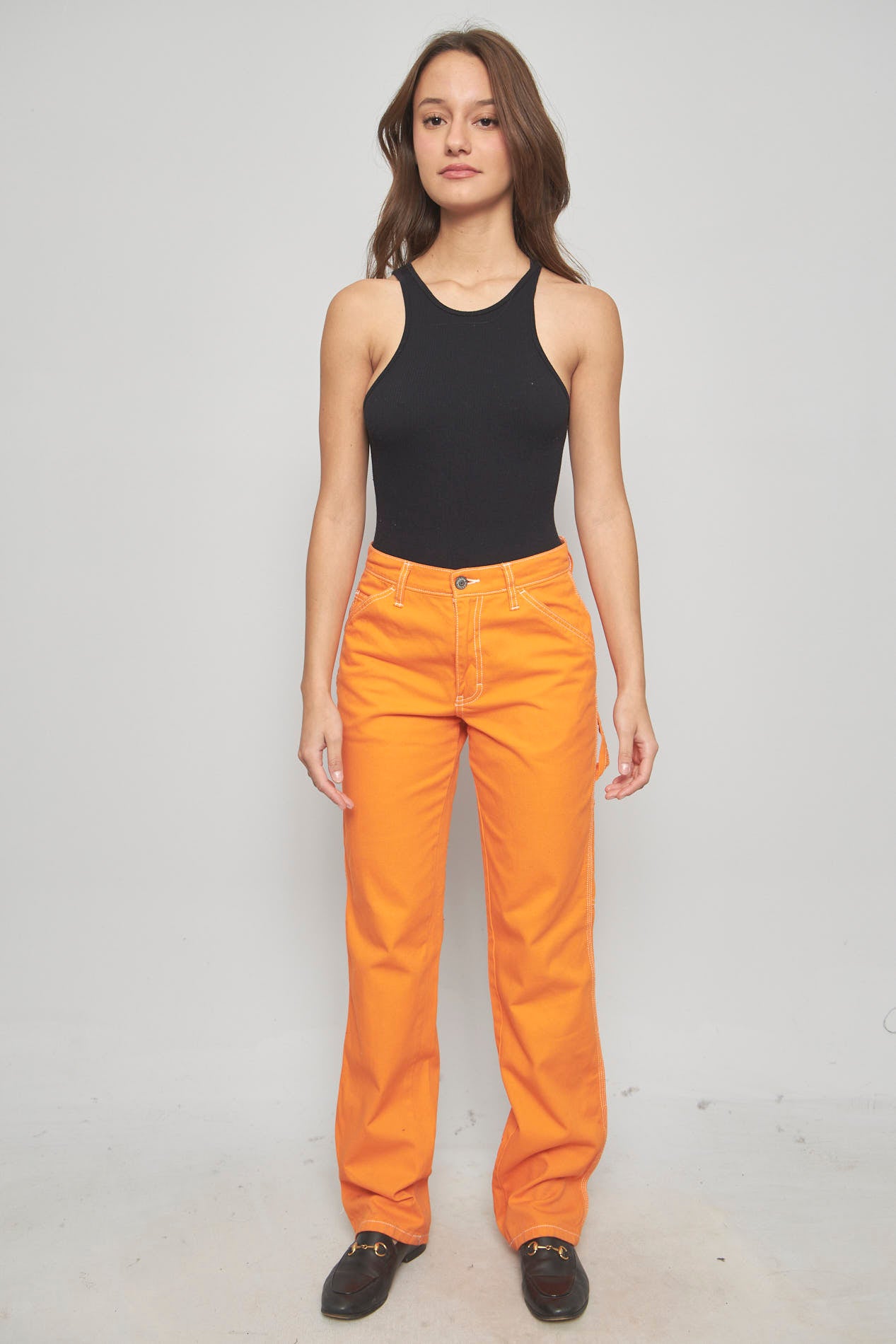 Pantalon casual  naranjo dickies talla S 172