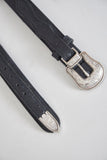 Cinturon vintage  negro nostalgic talla 40 209