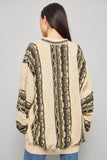 Sweater casual  multicolor alexande talla Xxxl 439