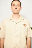 Camisa casual  beige harley davidson talla M 353