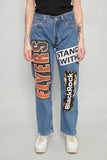 Jeans casual reciclado celeste Lovemade talla 38
