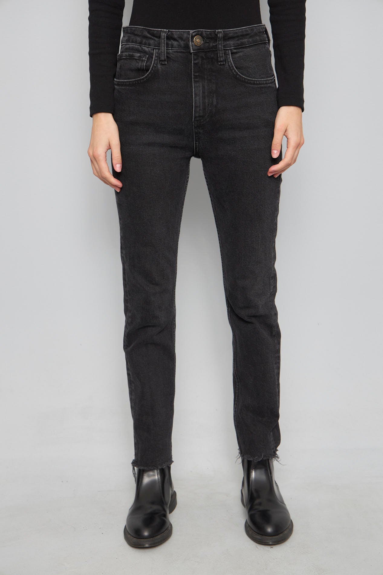 Jeans casual  negro zara talla 36 873
